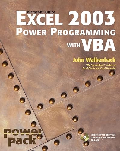 Stock image for Excel 2003 Power Programming with VBA for sale by Better World Books