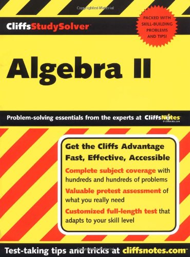 9780764541353: CliffsStudySolverTM Algebra II