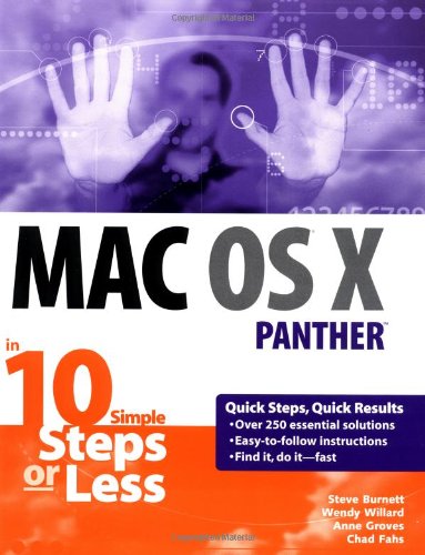 Stock image for Mac OS X Panther 10 Simple Steps w/WS for sale by dsmbooks