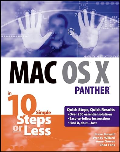 Mac OS X Panther 10 Simple Steps w/WS (9780764542381) by Burnett, Steve