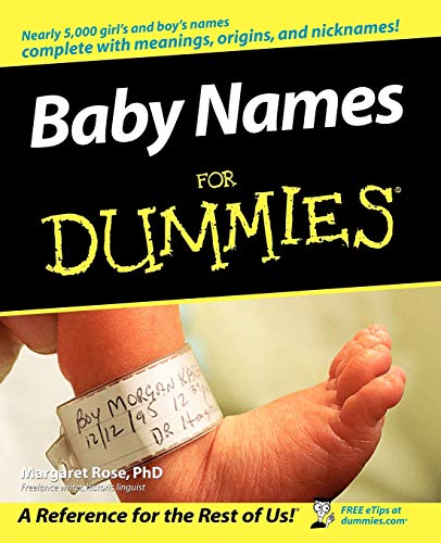 Stock image for Baby Names for Dummies for sale by Persephone's Books