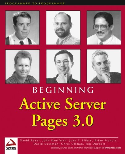 Beispielbild fr Beginning Active Server Pages 3.0 (Programmer to Programmer) zum Verkauf von WorldofBooks