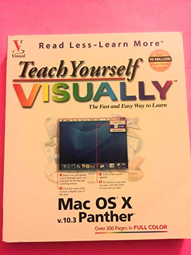 Beispielbild fr Panther Edition (Teach Yourself Visually MAC OS X V.10.3) zum Verkauf von WorldofBooks