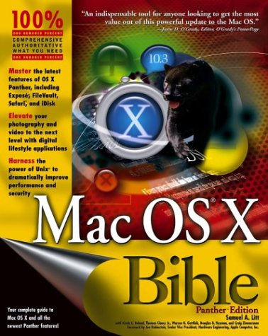 9780764543999: Mac OS X Bible, Panther Edition