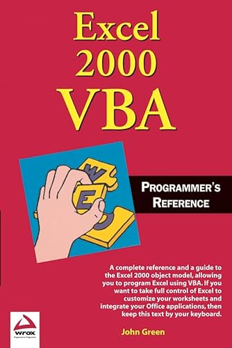 Imagen de archivo de Excel 2000 VBA Programmer's Reference a la venta por ThriftBooks-Atlanta