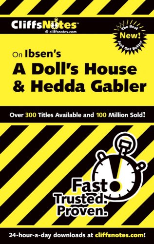 Stock image for CliffsNotesTM On Ibsen?s A Doll?s House and Hedda Gabler (CliffNotes) for sale by WorldofBooks