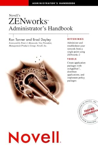 Stock image for Novell's ZENworks Administrator's Handbook for sale by Wonder Book