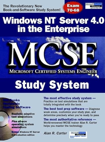 Windows NT? Server 4.0 in the Enterprise MCSE Study System (9780764546051) by Carter, Alan R.