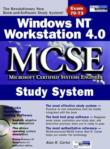 Windows NT? Workstation 4.0 MCSE Study System (9780764546068) by Carter, Alan R.
