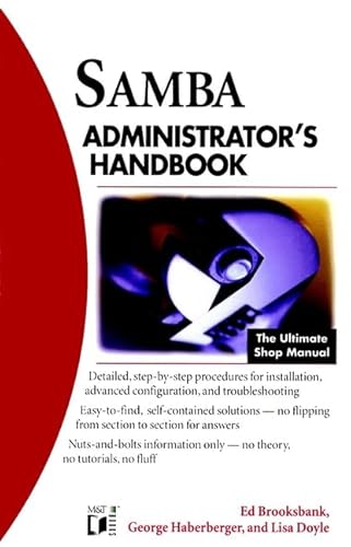 9780764546365: Samba Administrator's Handbook (Administrator's handbooks)