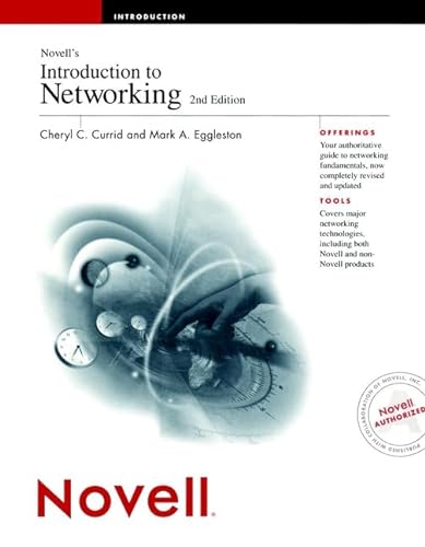 Imagen de archivo de Novells Introduction to Networking 2e a la venta por HPB-Red