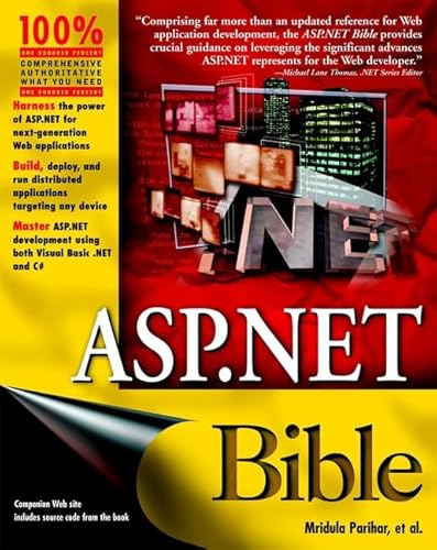 ASP .NET Bible (9780764548161) by Parihar, Mridula; Ahmed, Essam; Chandler, Jim; Hatfield, Bill; Lassan, Rick; MacIntyre, Peter; Wanta, Dave