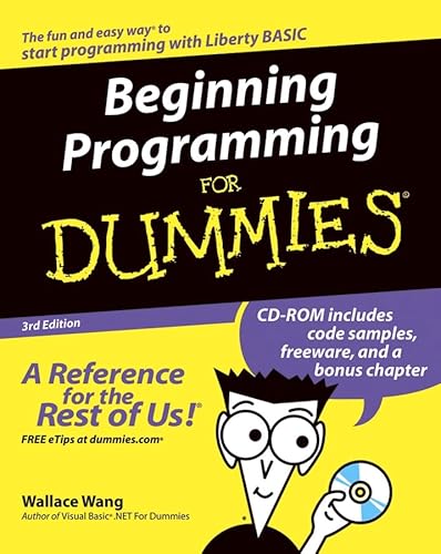 Imagen de archivo de Beginning Programming For Dummies a la venta por Wonder Book