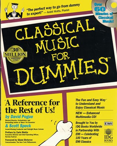 Imagen de archivo de Classical Music for Dummies a la venta por Open Books