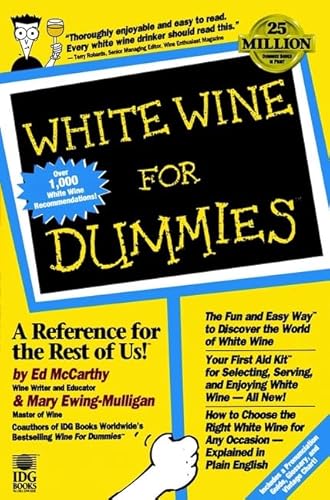 Stock image for White Wine for Dummies for sale by Wonder Book