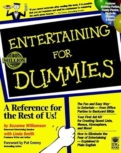 Imagen de archivo de Entertaining For Dummies a la venta por SecondSale
