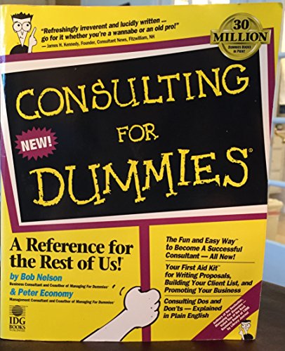 Stock image for Consulting for Dummies for sale by Better World Books