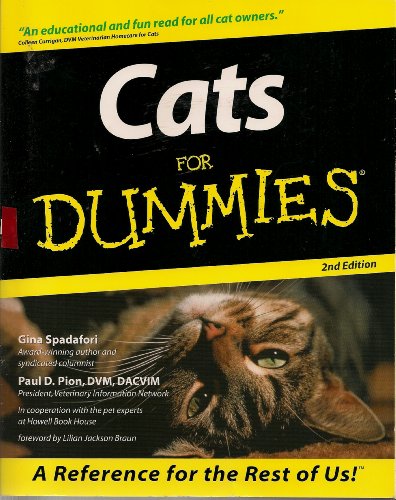 Imagen de archivo de Cats For Dummies? a la venta por Books of the Smoky Mountains