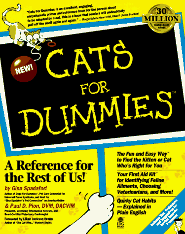 9780764550379: Cats for Dummies