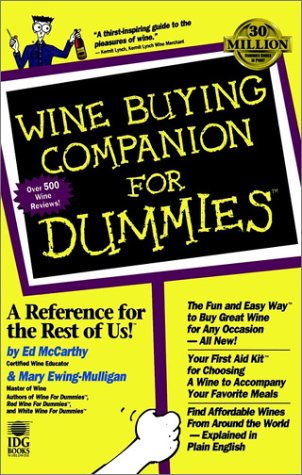 9780764550430: Wine Buying Companion for Dummies<