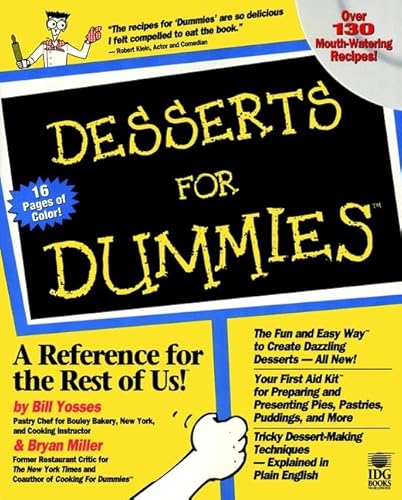 Beispielbild fr Desserts for Dummies zum Verkauf von Better World Books