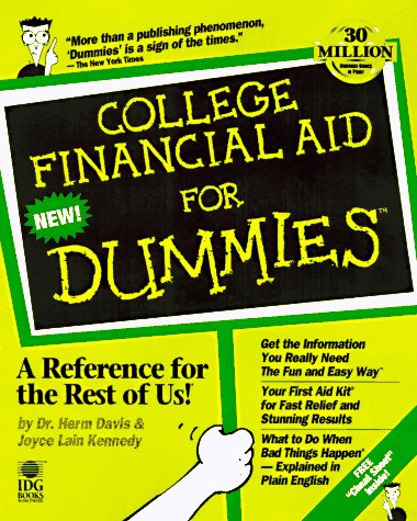 Imagen de archivo de College Financial Aid for Dummies a la venta por Better World Books
