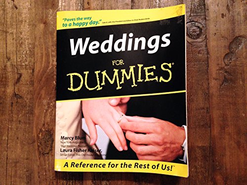 Stock image for Weddings For Dummies for sale by SecondSale