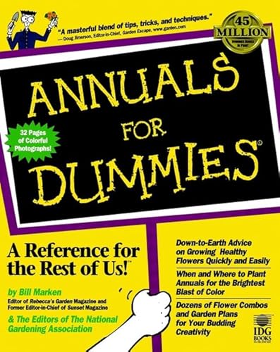 Imagen de archivo de Annuals for Dummies a la venta por Better World Books