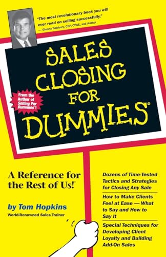 Stock image for Sales Closing For Dummies for sale by SecondSale