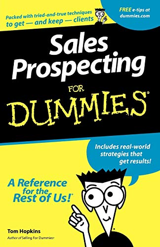 Beispielbild fr Sales Prospecting For Dummies zum Verkauf von SecondSale