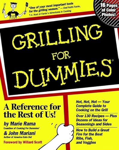 Beispielbild fr Grilling for Dummies zum Verkauf von Better World Books