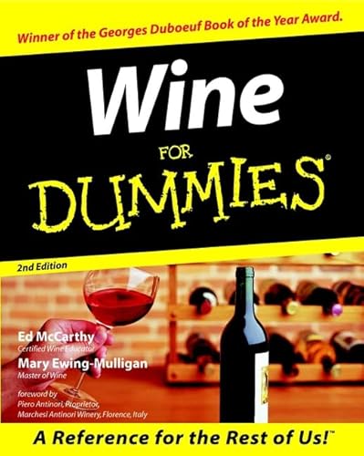 Beispielbild fr Wine for Dummies (For Dummies (Lifestyles Paperback)) zum Verkauf von medimops