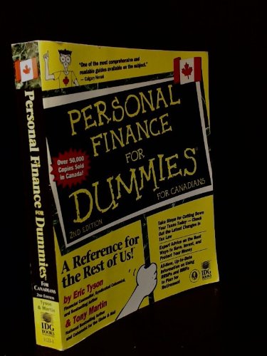 9780764551239: Personal Finance For Dummies For Canadians
