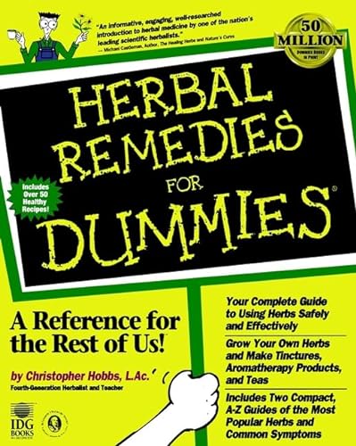 Imagen de archivo de Herbal Remedies for Dummies a la venta por Goodwill