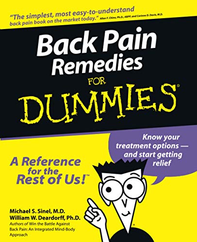 Stock image for Back Pain Remedies For Dummies for sale by SecondSale