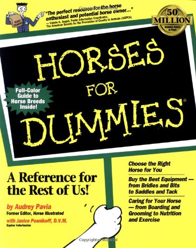 Imagen de archivo de Horses For Dummies (For Dummies (Computer/Tech)) a la venta por Orion Tech