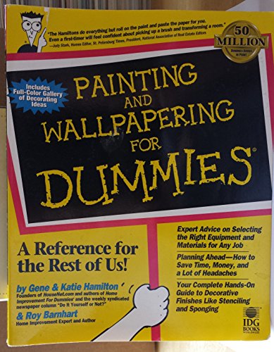 Stock image for Painting and Wallpapering for Dummies for sale by SecondSale