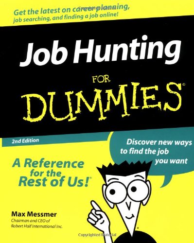 Beispielbild fr Job Hunting for Dummies, 2nd Edition zum Verkauf von Wonder Book