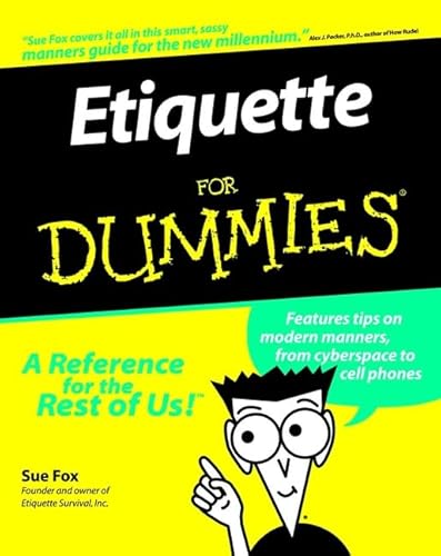 9780764551703: Etiquette for Dummies