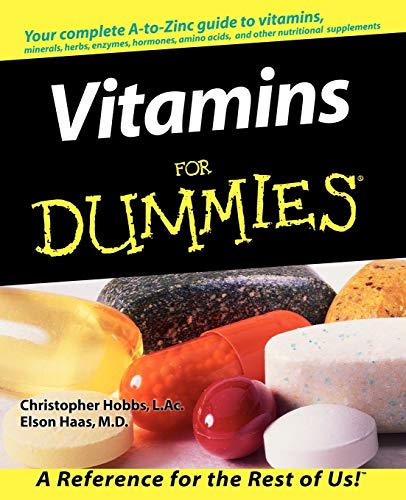 Beispielbild fr Vitamins For Dummies zum Verkauf von SecondSale