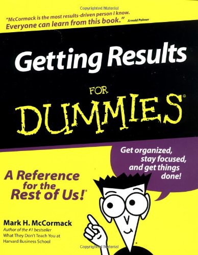 Imagen de archivo de Getting Results For Dummies a la venta por Wonder Book