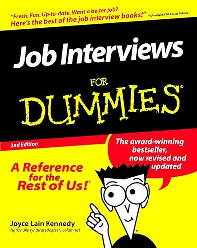Stock image for Job Interviews For Dummies for sale by Wonder Book