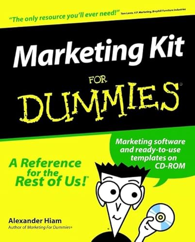 9780764552380: Marketing Kit For Dummies