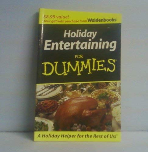 Beispielbild fr Holiday Entertaining for Dummies(r) Waldenbooks Mi Nibook zum Verkauf von Wonder Book