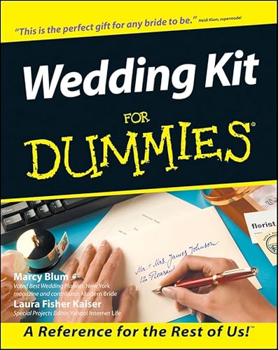 Imagen de archivo de Wedding Kit for Dummies a la venta por Better World Books