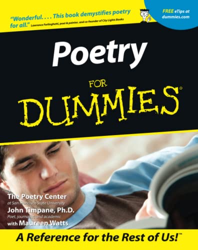 Imagen de archivo de Poetry For Dummies a la venta por Boobooks