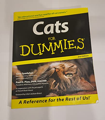 Beispielbild fr Cats for Dummies zum Verkauf von Wonder Book