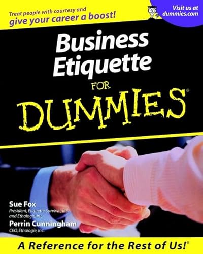 Stock image for Business Etiquette For Dummies for sale by Once Upon A Time Books