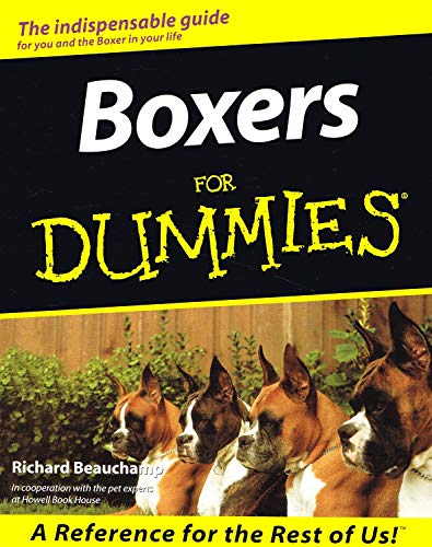 Beispielbild fr Boxers For Dummies zum Verkauf von Wonder Book