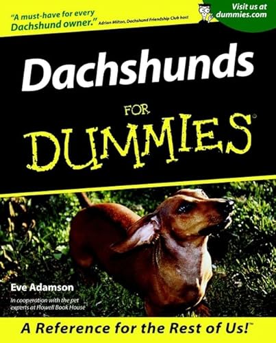 9780764552892: Dachshunds for Dummies